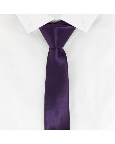 Cravate Slim Violette