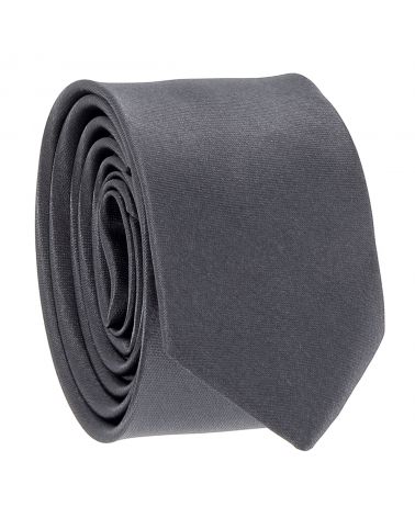 Cravate Slim Gris anthracite