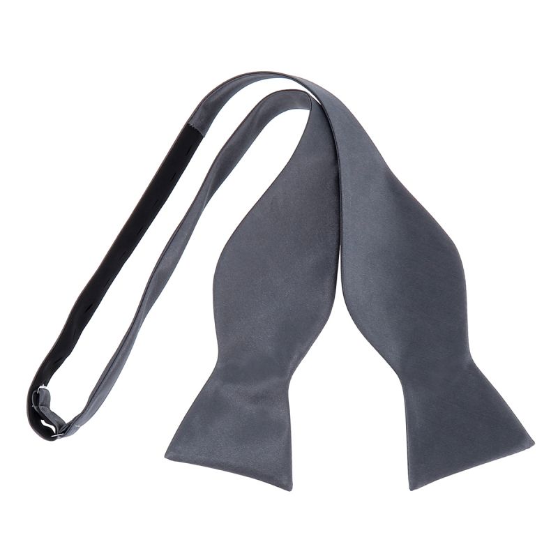 Noeud Papillon à Nouer Gris anthracite