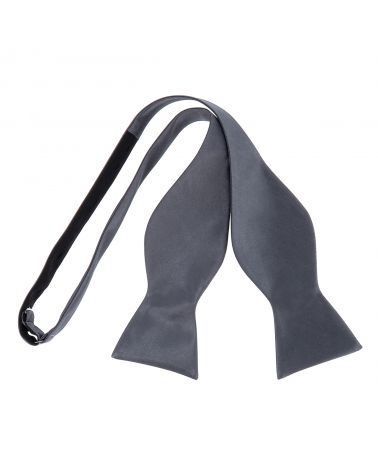 Noeud Papillon à Nouer Gris anthracite