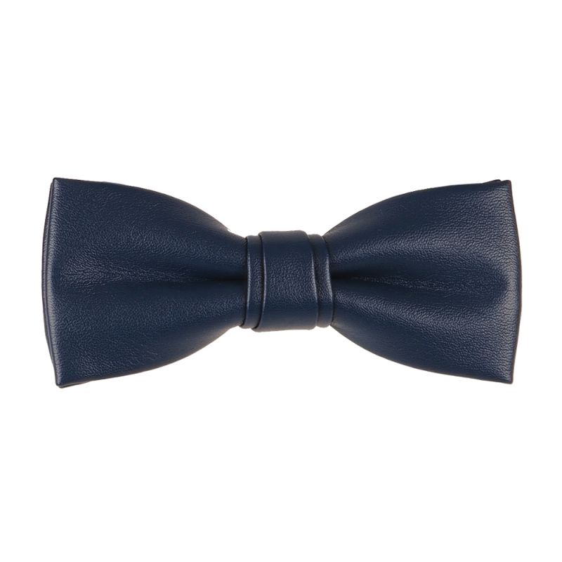 Noeud Papillon Bleu marine Simili cuir