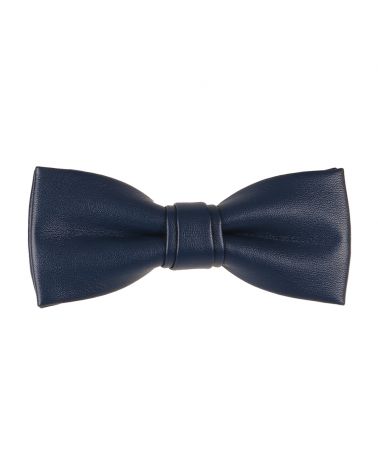 Noeud Papillon Bleu marine Simili cuir