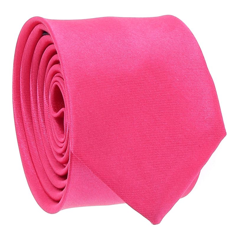 Cravate Slim Rose vif