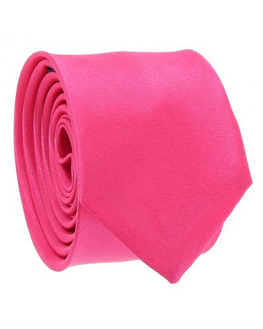 Cravate Slim Rose vif