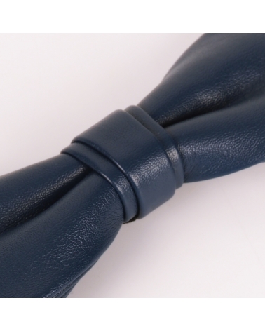 Noeud Papillon Bleu marine Simili cuir