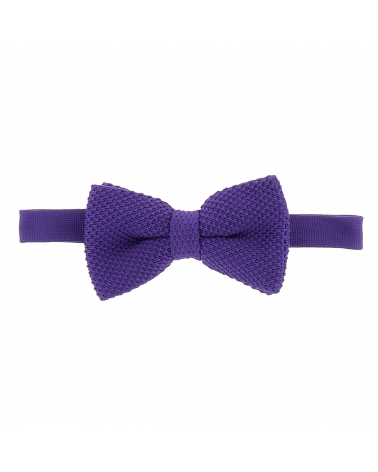 Noeud Papillon Tricot Violet clair