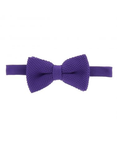 Noeud Papillon Tricot Violet clair