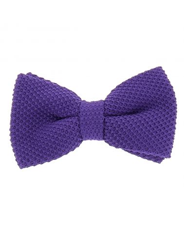Noeud Papillon Tricot Violet clair