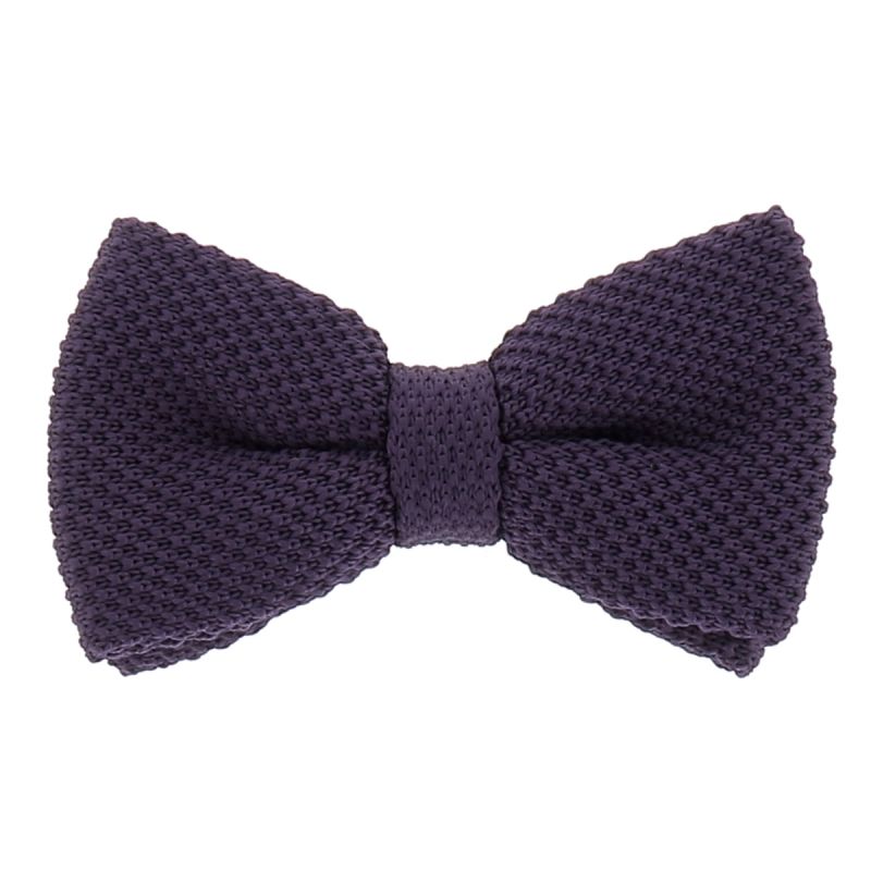 Noeud Papillon Tricot Violet
