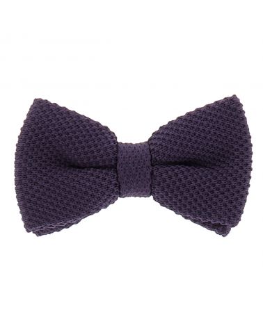 Noeud Papillon Tricot Violet