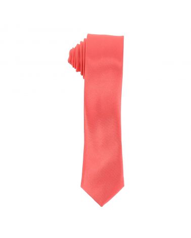 Cravate Slim Corail