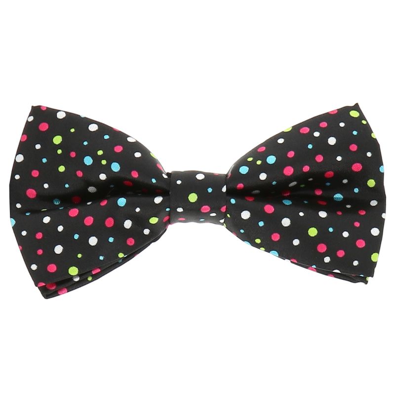 Noeud Papillon à Pois Multicolores