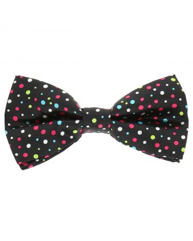 Noeud Papillon à Pois Multicolores