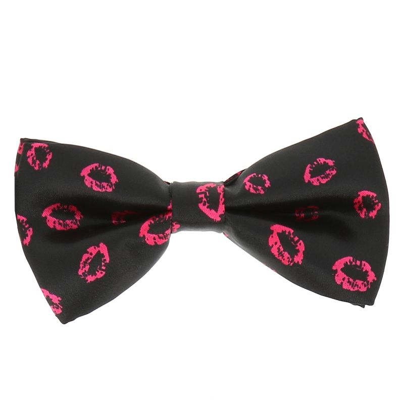 Noeud Papillon Noir Bisous