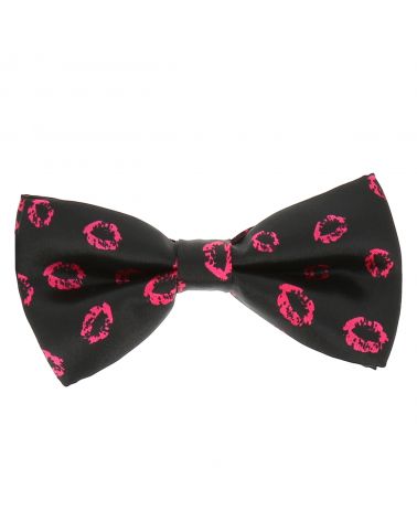 Noeud Papillon Noir Bisous