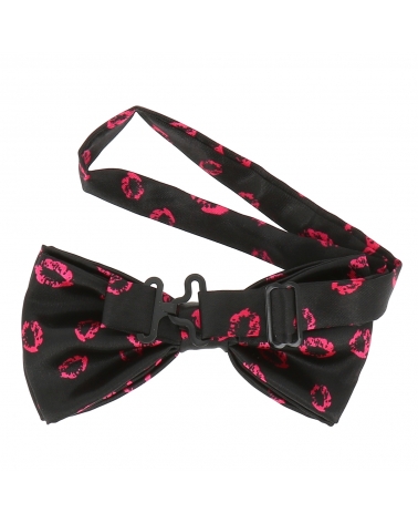 Noeud Papillon Noir Bisous