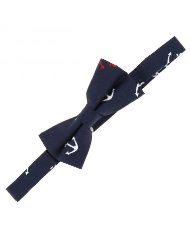 Noeud Papillon Coton Encres Bleu marine