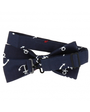 Noeud Papillon Coton Encres Bleu marine