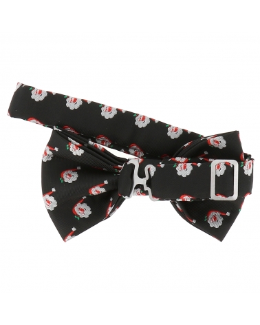 Noeud Papillon Père Noël noir