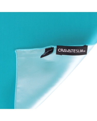 Pochette Costume Bleu turquoise Premium