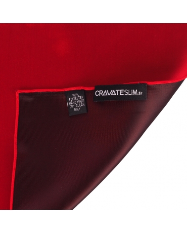 Pochette Costume Bordeaux Premium