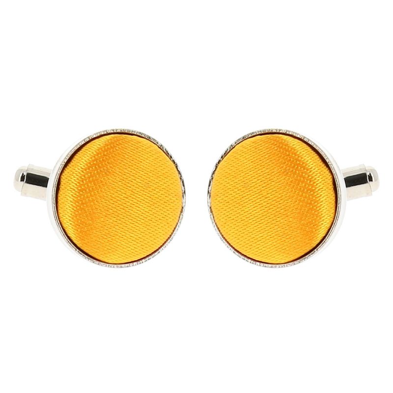 Bouton de Manchette Jaune orange