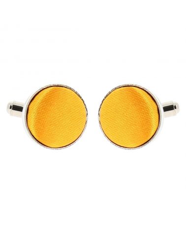 Bouton de Manchette Jaune orange