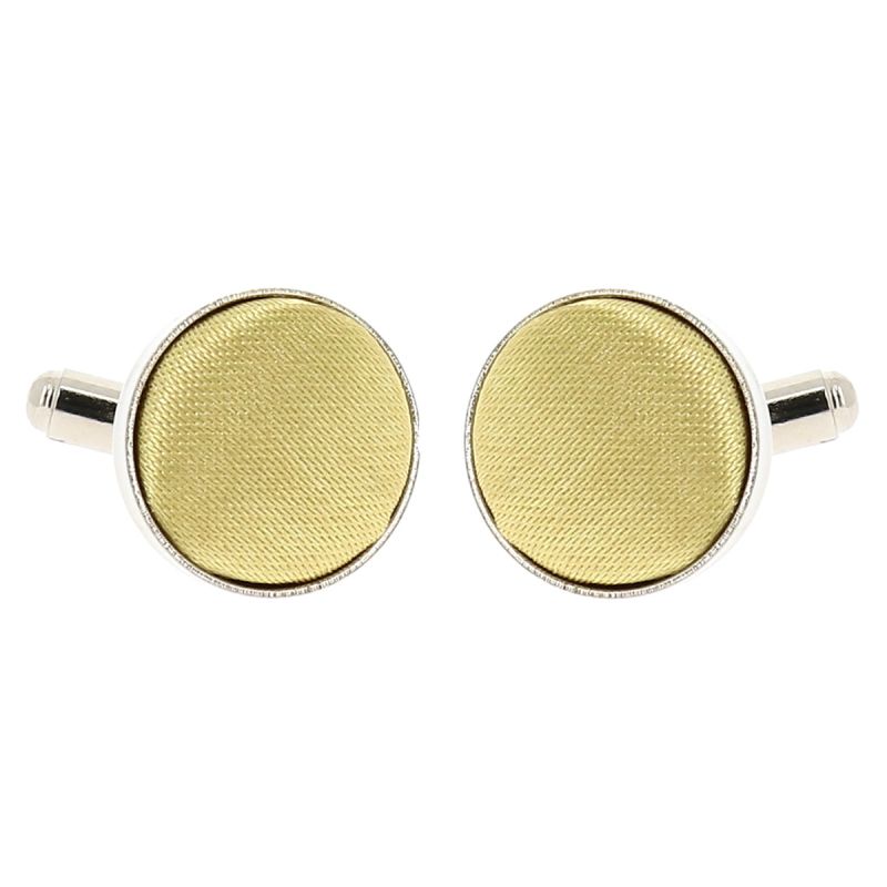 Bouton de Manchette Jaune pale