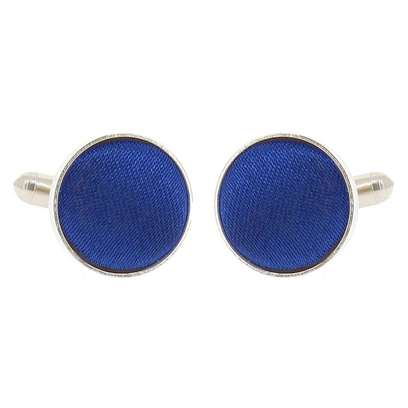Bouton de Manchette Bleu roi