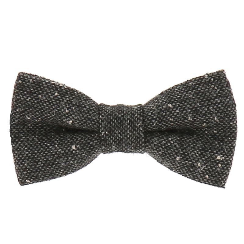 Noeud Papillon Laine Gris anthracite