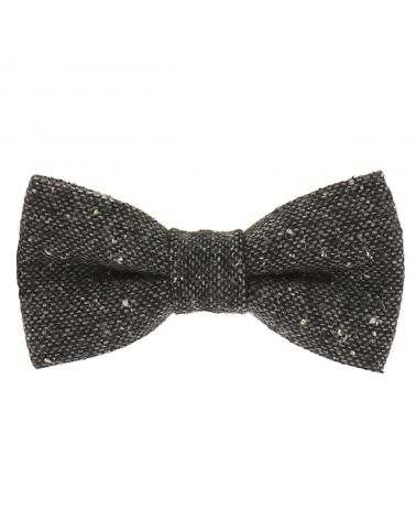 Noeud Papillon Laine Gris anthracite