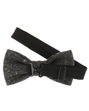 Noeud Papillon Laine Gris anthracite