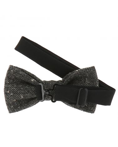 Noeud Papillon Laine Gris anthracite