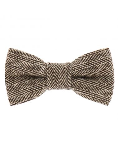 Noeud Papillon Laine Chevrons