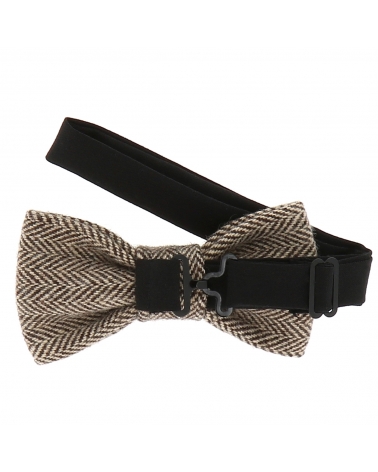 Noeud Papillon Laine Chevrons