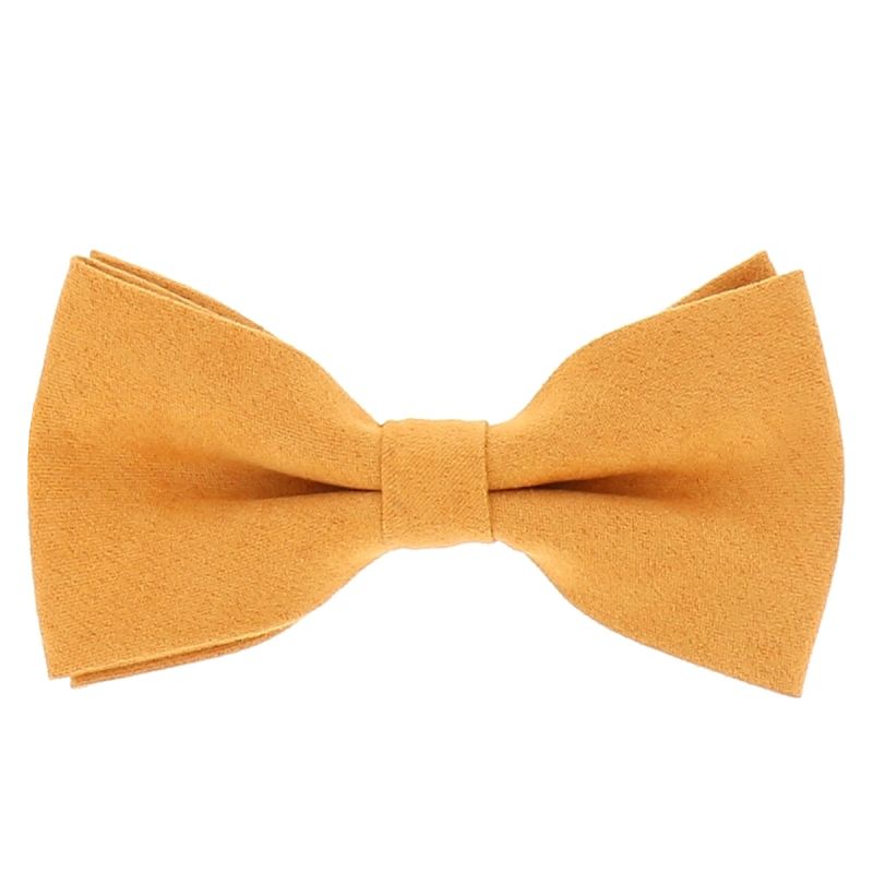 Noeud Papillon Jaune moutarde Suédine