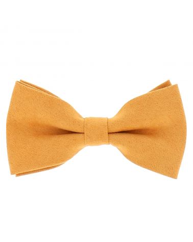 Noeud Papillon Jaune moutarde Suédine