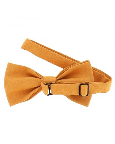 Noeud Papillon Jaune moutarde Suédine