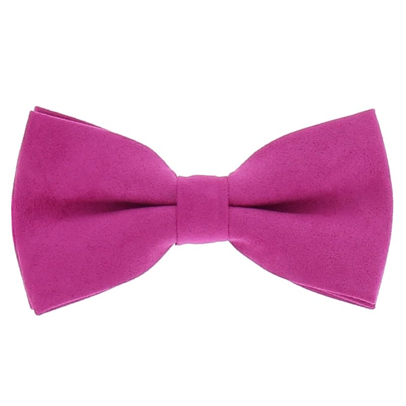 Noeud Papillon Violet Suédine