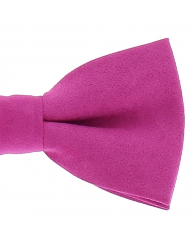 Noeud Papillon Violet Suédine