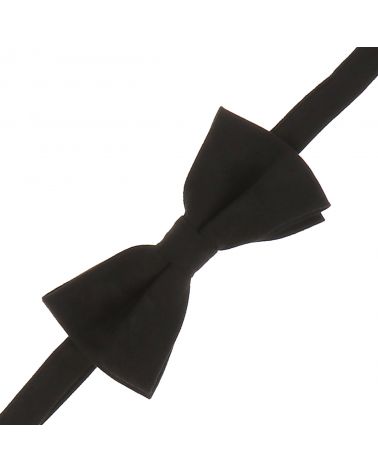 Noeud Papillon Noir Suédine