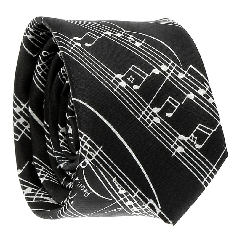 Cravate Partition Noire