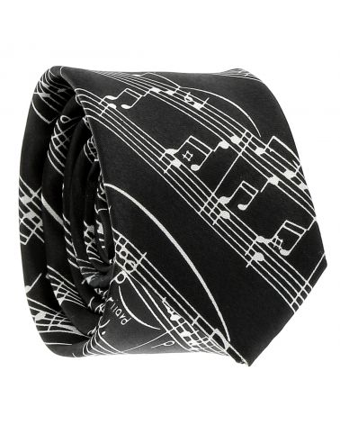 Cravate Partition Noire