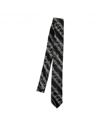 Cravate Partition Noire