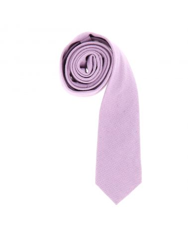 Cravate Coton Parme