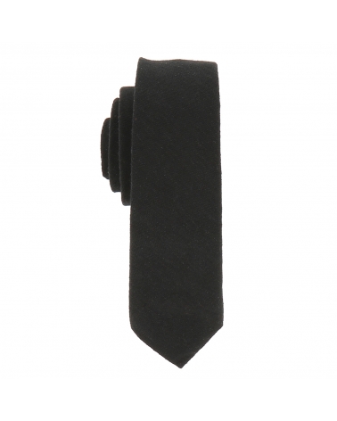 Cravate Coton Noire