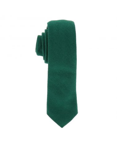 Cravate Coton Vert foncé