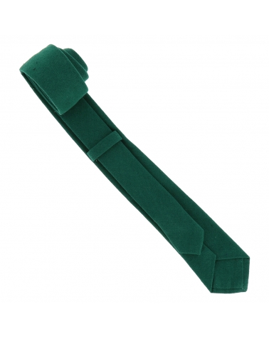 Cravate Coton Vert foncé