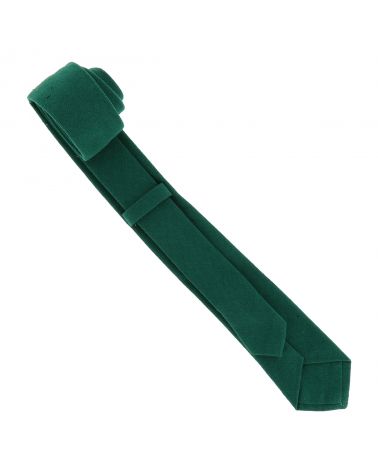 Cravate Coton Vert foncé