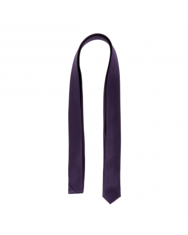 Cravate Extra Slim Violet 3cm